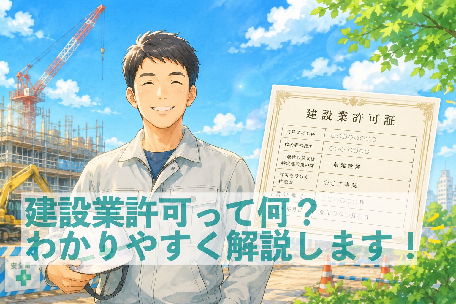 建設業許可とは？わかりやすく解説